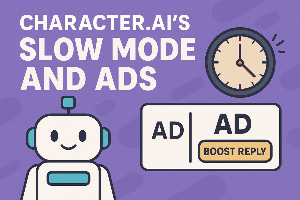 Character.AI Slow Mode and Ads
