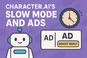 Character.AI Slow Mode and Ads 