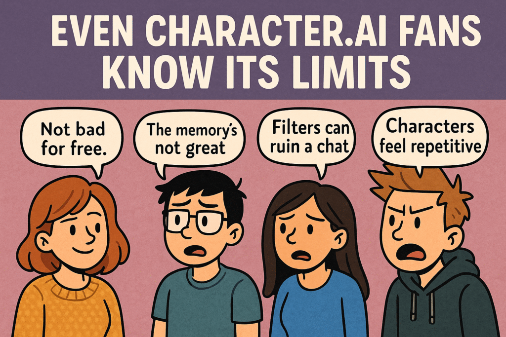 Even Character.AI Fans Know Its Limits