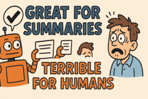 Great for Summaries, Terrible for Humans