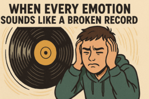 When Every Emotion Sounds Like a Broken Record
