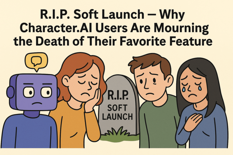 R.I.P. Soft Launch — Why Character.AI Users Are Mourning the Death of Their Favorite Feature