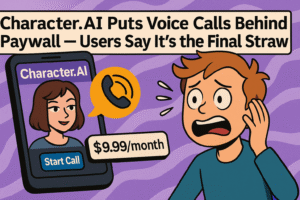 Character.AI Puts Voice Calls Behind Paywall — Users Say It’s the Final Straw