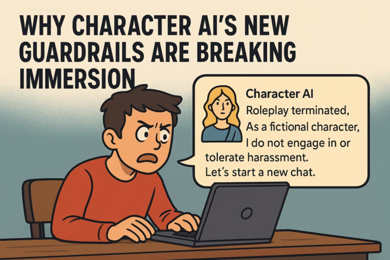 Why Character AIs New Guardrails Are Breaking Immersion