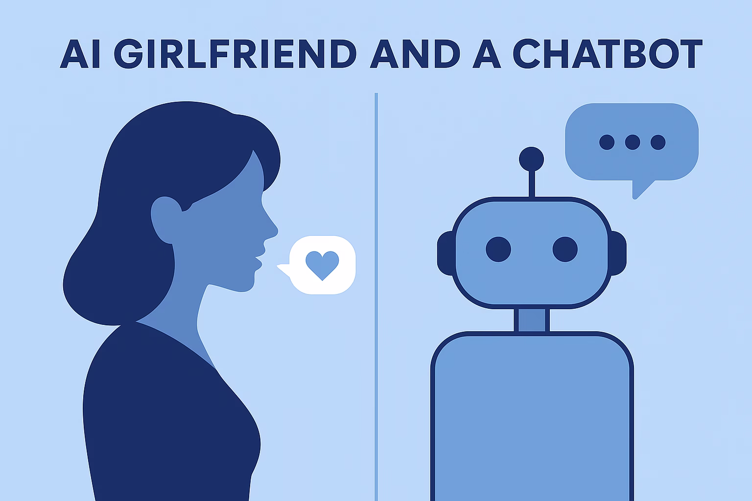 AI Girlfriend and a Chatbot