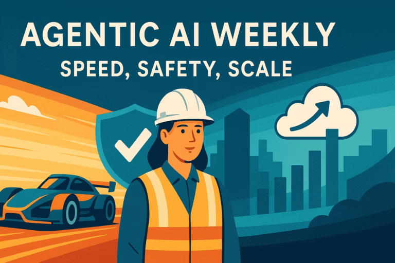 Agentic AI Weekly Speed, Safety, Scale