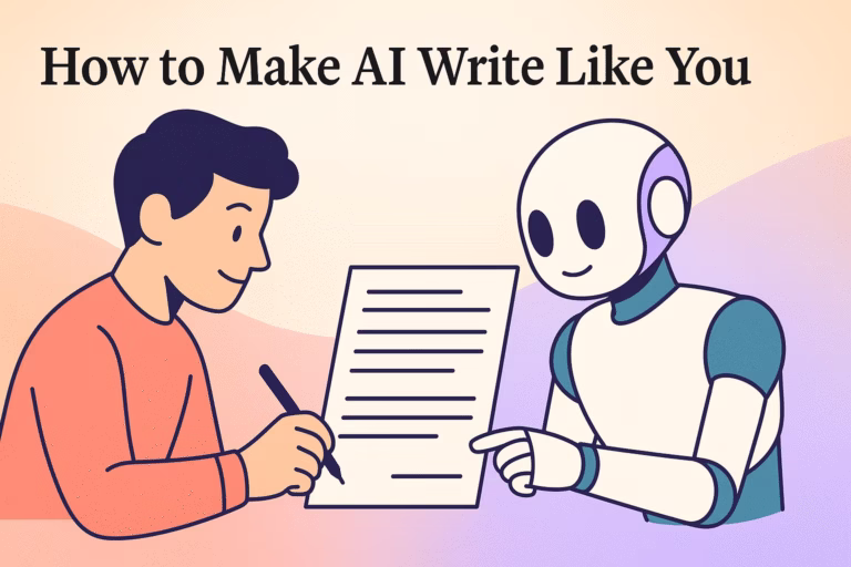 How to Make AI Write Like You