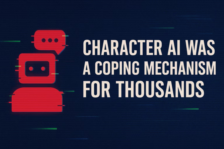 Character AI Was a Coping Mechanism for Thousands