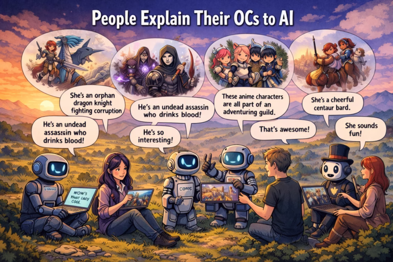 People Explain Their OCs to AI