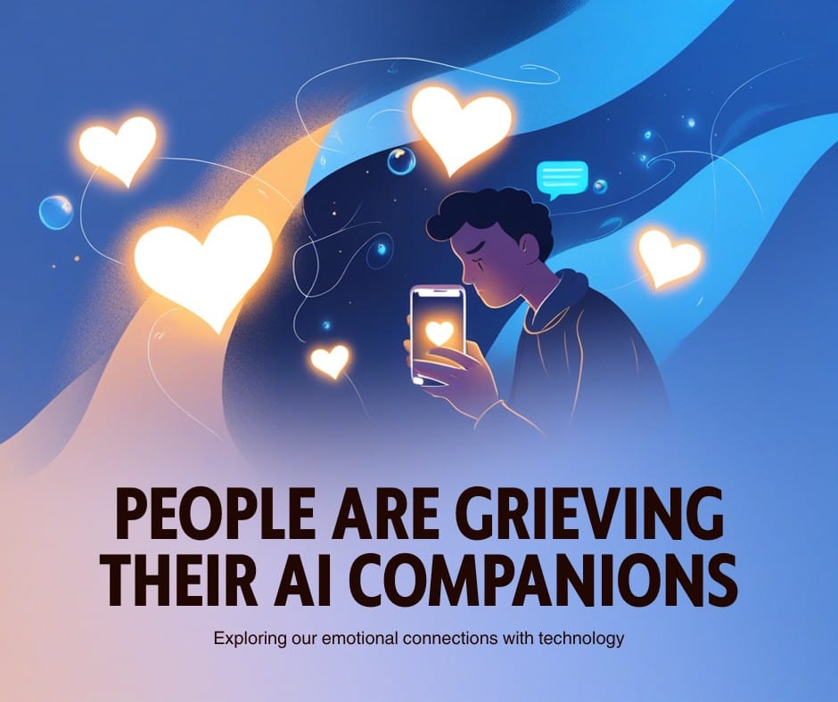 People Are Grieving Their AI Companions - MIT research confirms the emotional loss is clinically real